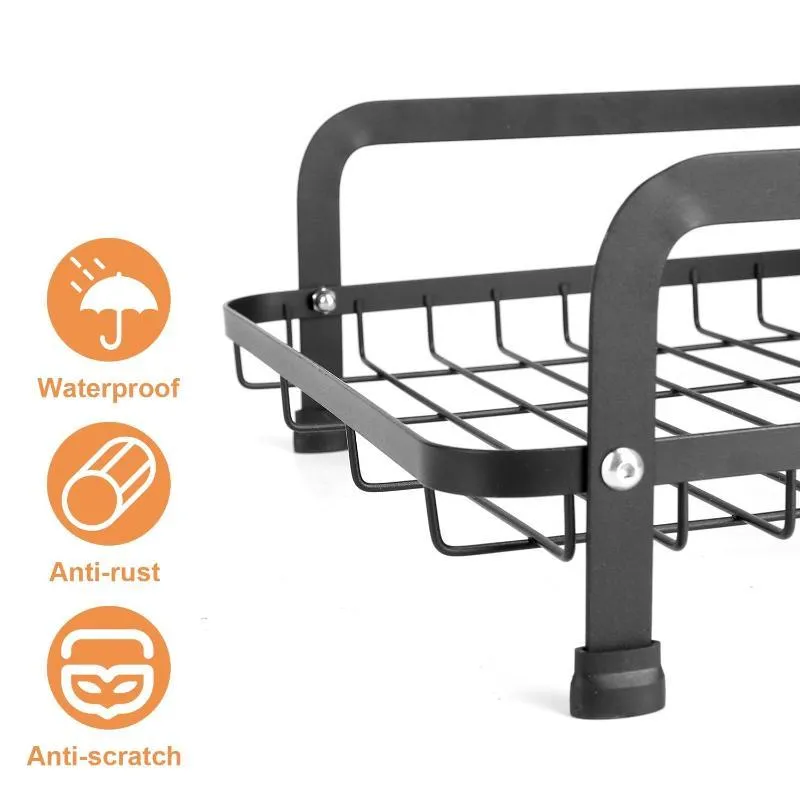 2-Tier Dish Drying Rack for Kitchen Counter