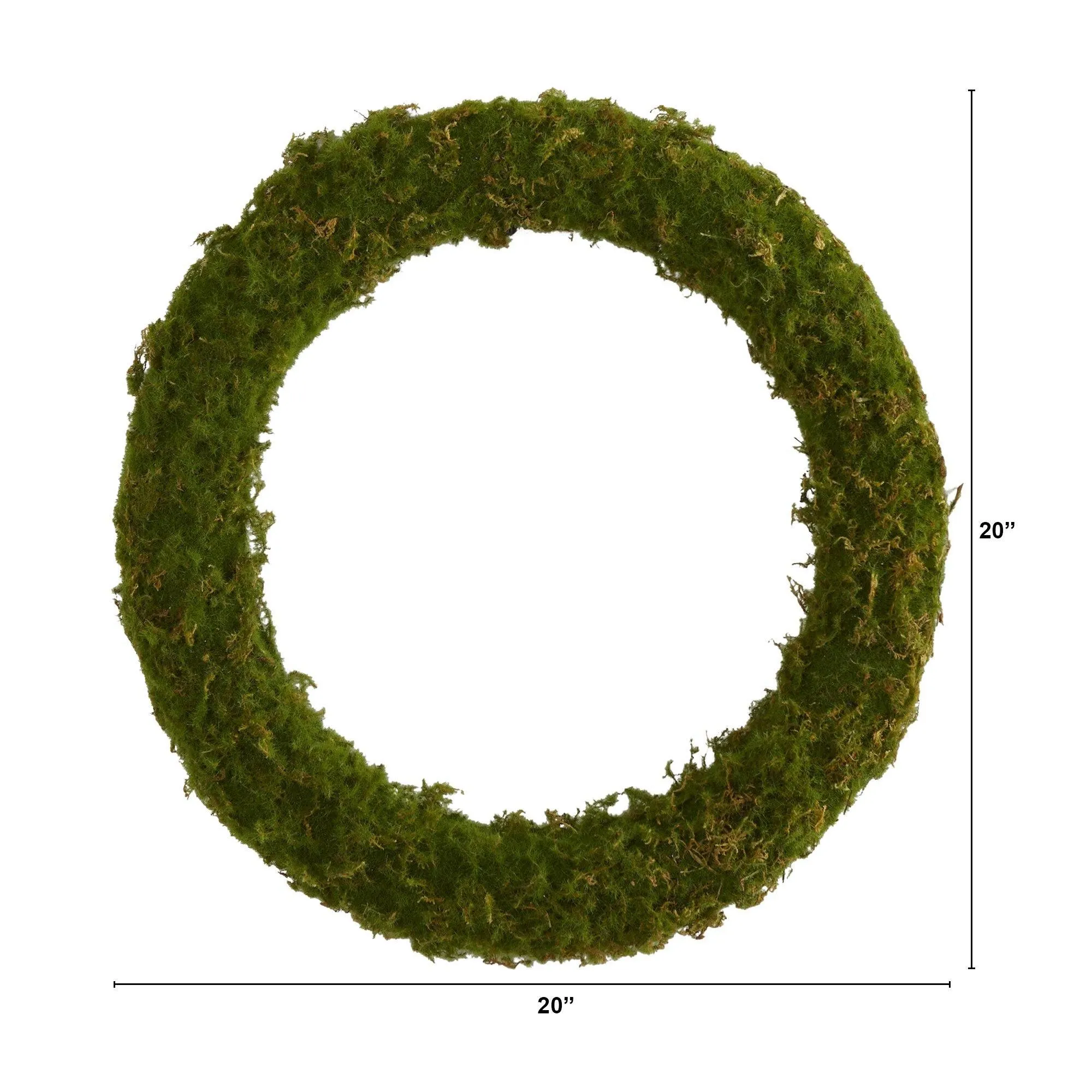 20” Moss Artificial Wreath