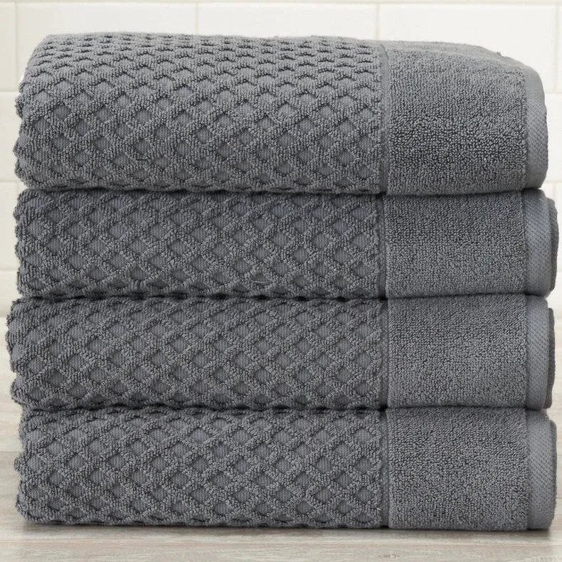 4 Pack Cotton Bath Towels - Grayson Collection