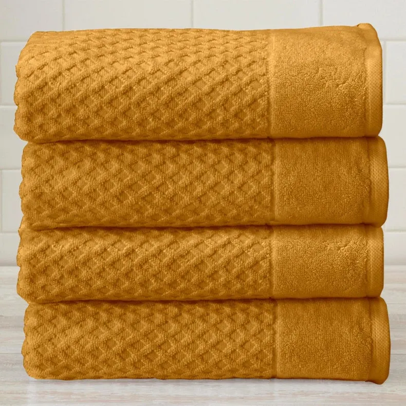 4 Pack Cotton Bath Towels - Grayson Collection