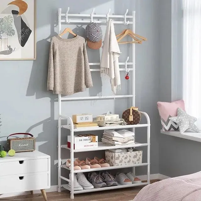 5 Tier Multi-Functional Shoe And Hat Rack