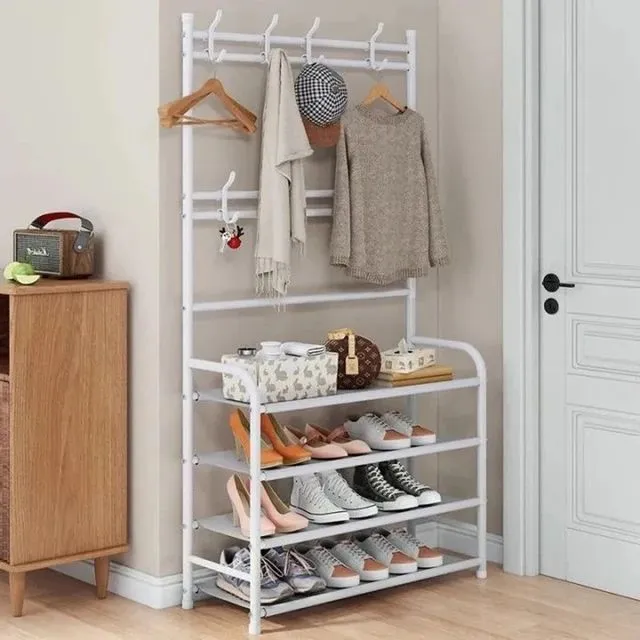 5 Tier Multi-Functional Shoe And Hat Rack