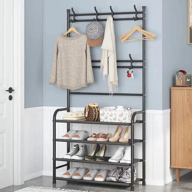 5 Tier Multi-Functional Shoe And Hat Rack