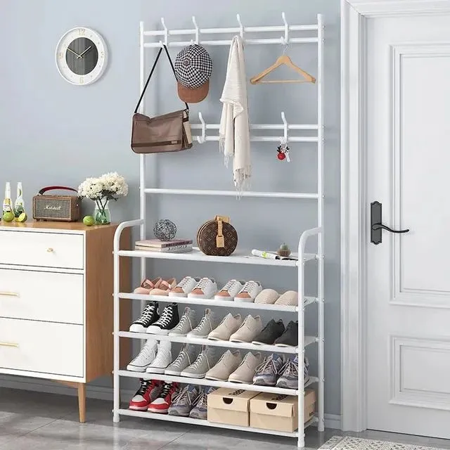 5 Tier Multi-Functional Shoe And Hat Rack