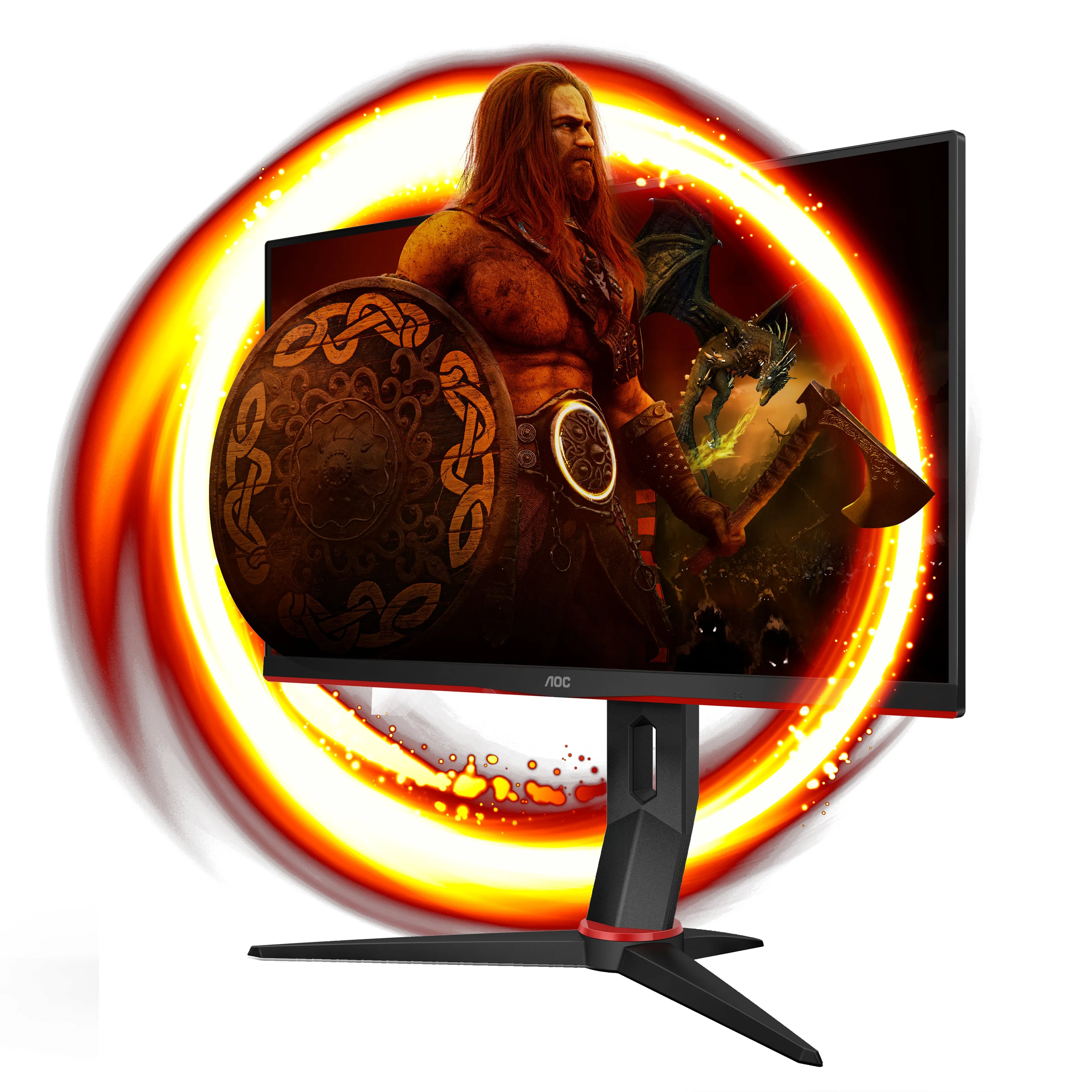 Aoc Led-Monitor Gaming G2 Series 24G2spu/Bk - 60.5 Cm (23.8") - 1920 X 1080 Full Hd