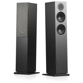 Audio Pro A48 Wireless Multi-Room Bluetooth Floorstanding Speakers Pair Black