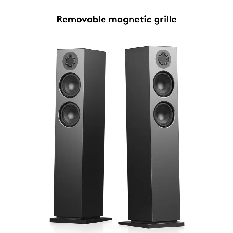 Audio Pro A48 Wireless Multi-Room Bluetooth Floorstanding Speakers Pair Black