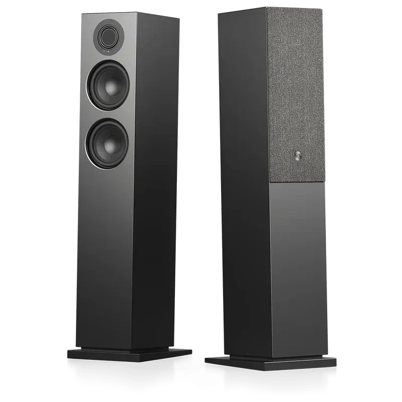 Audio Pro A48 Wireless Multi-Room Bluetooth Floorstanding Speakers Pair Black