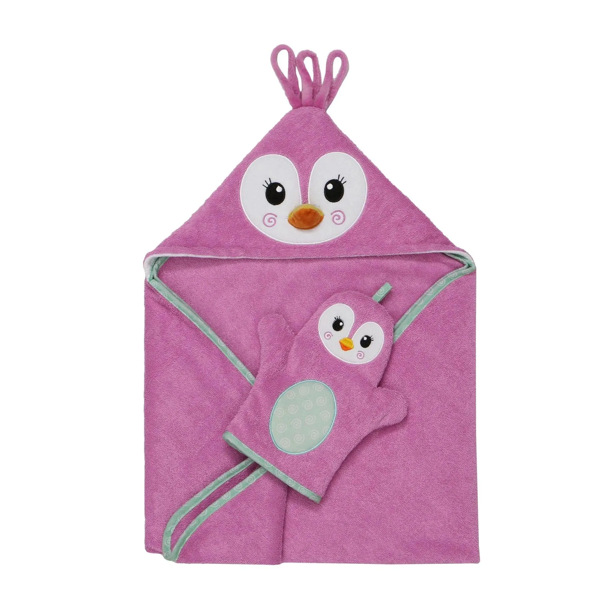 Baby Bath Hooded Towel - Penny the Penguin