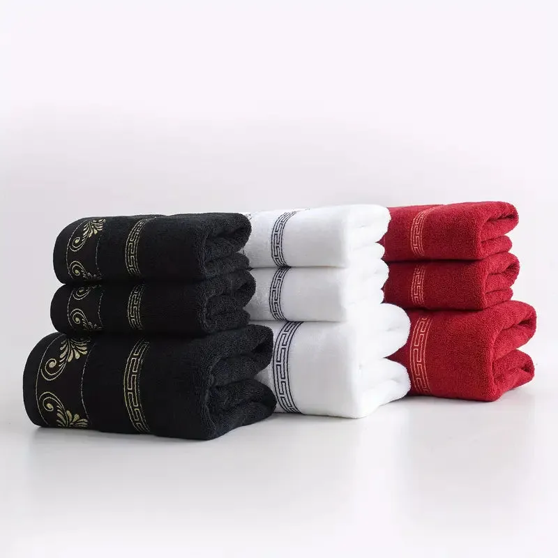 Bathroom Ultra-Soft Cotton Towel Set - 3pcs