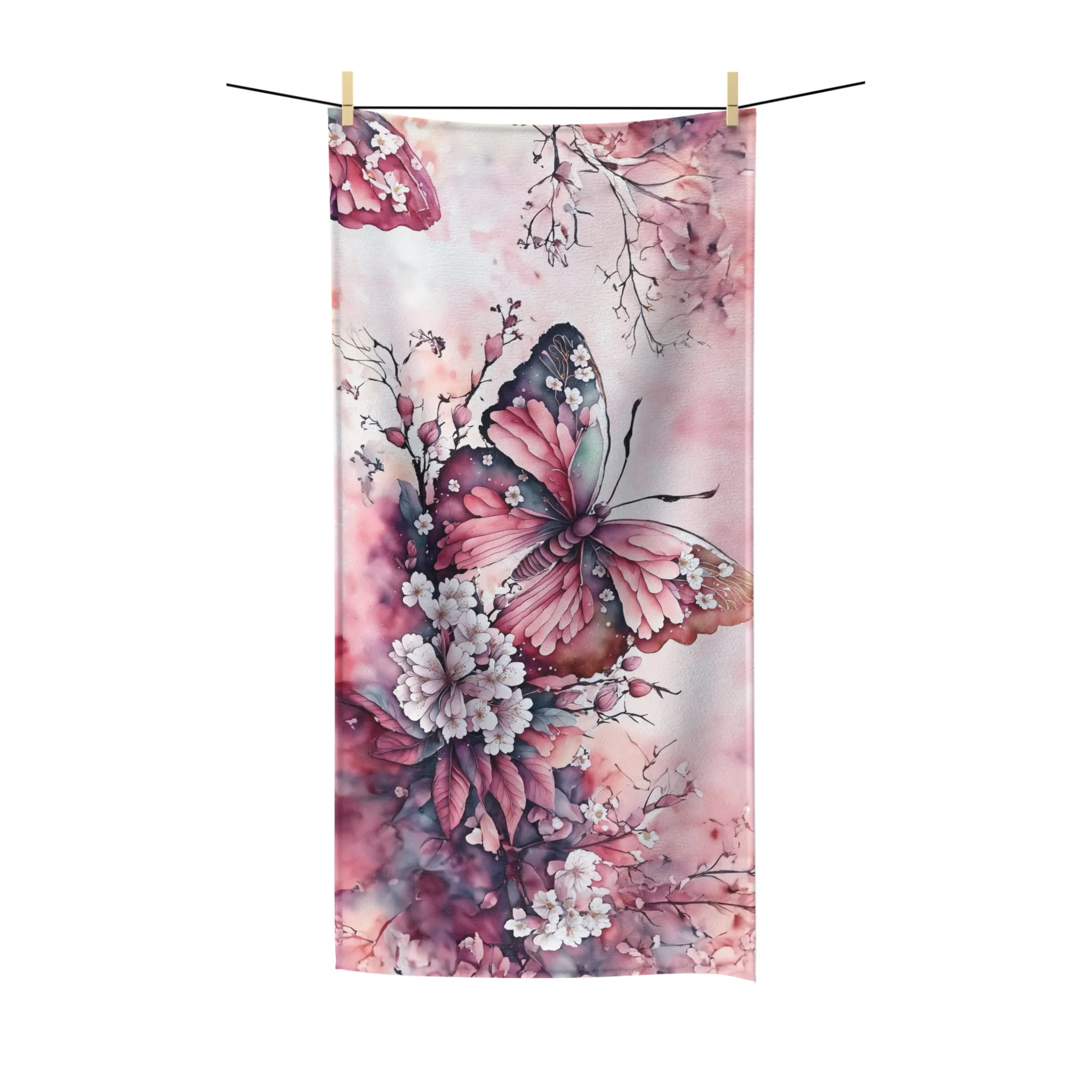 Beach Towel, Butterfly Dreams, Polycotton Towel