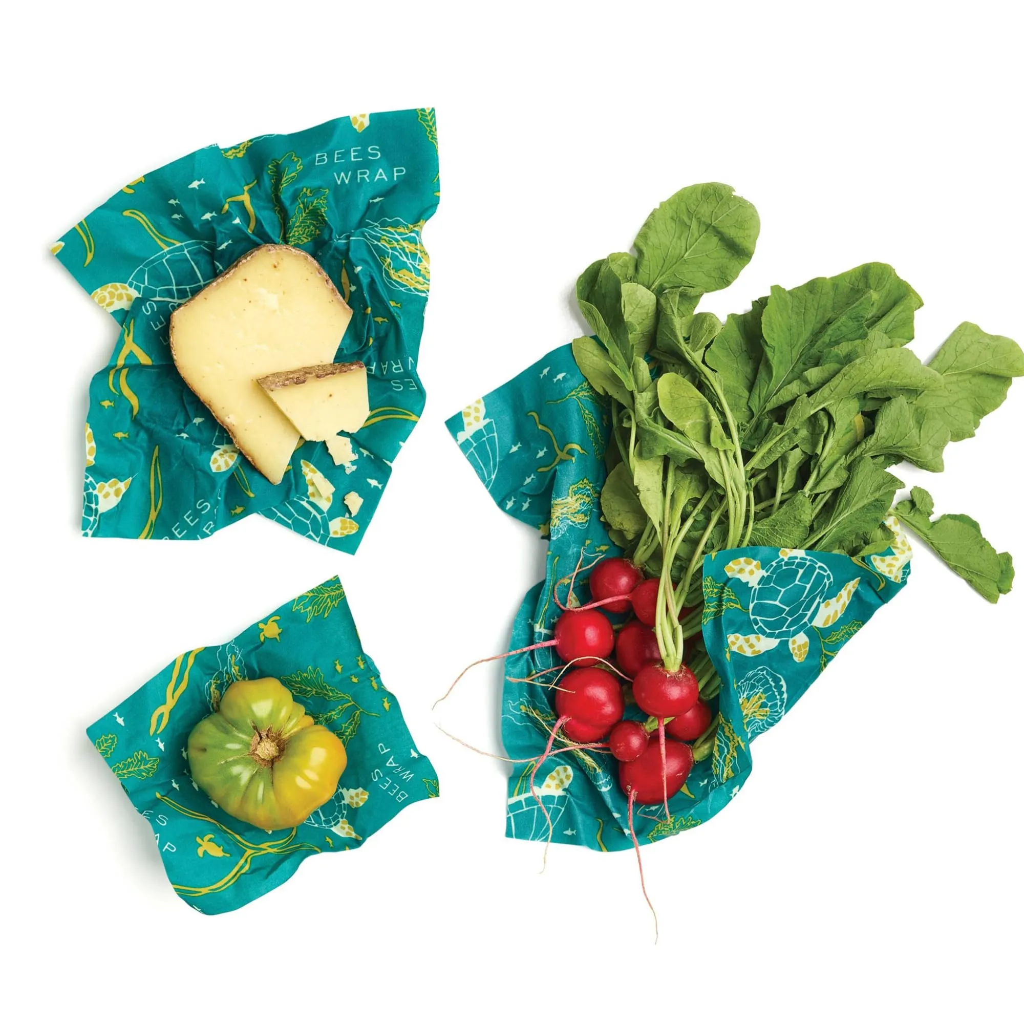 Bee's Wrap: Reusable Beeswax Food Wraps - Plastic-Free (Pack of 3)