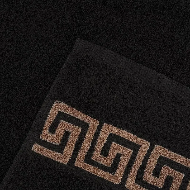 Black Silly Cuddly Bath Towel