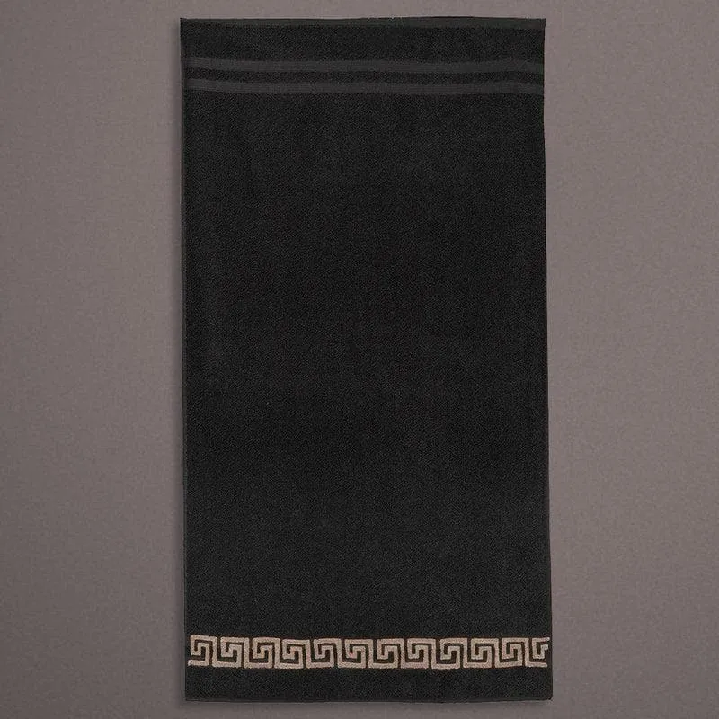 Black Silly Cuddly Bath Towel