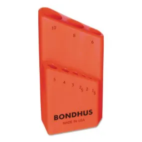 Bondhus® Bondhex Cases, Replacement Hex Key Case, Holds 9 Piece, 18099