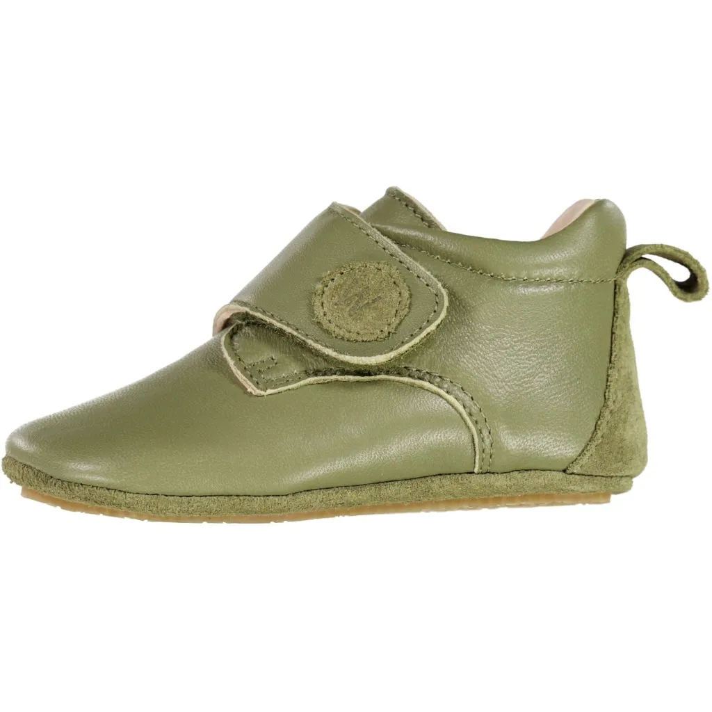 Dakota Leather Indoor Shoe - heather green