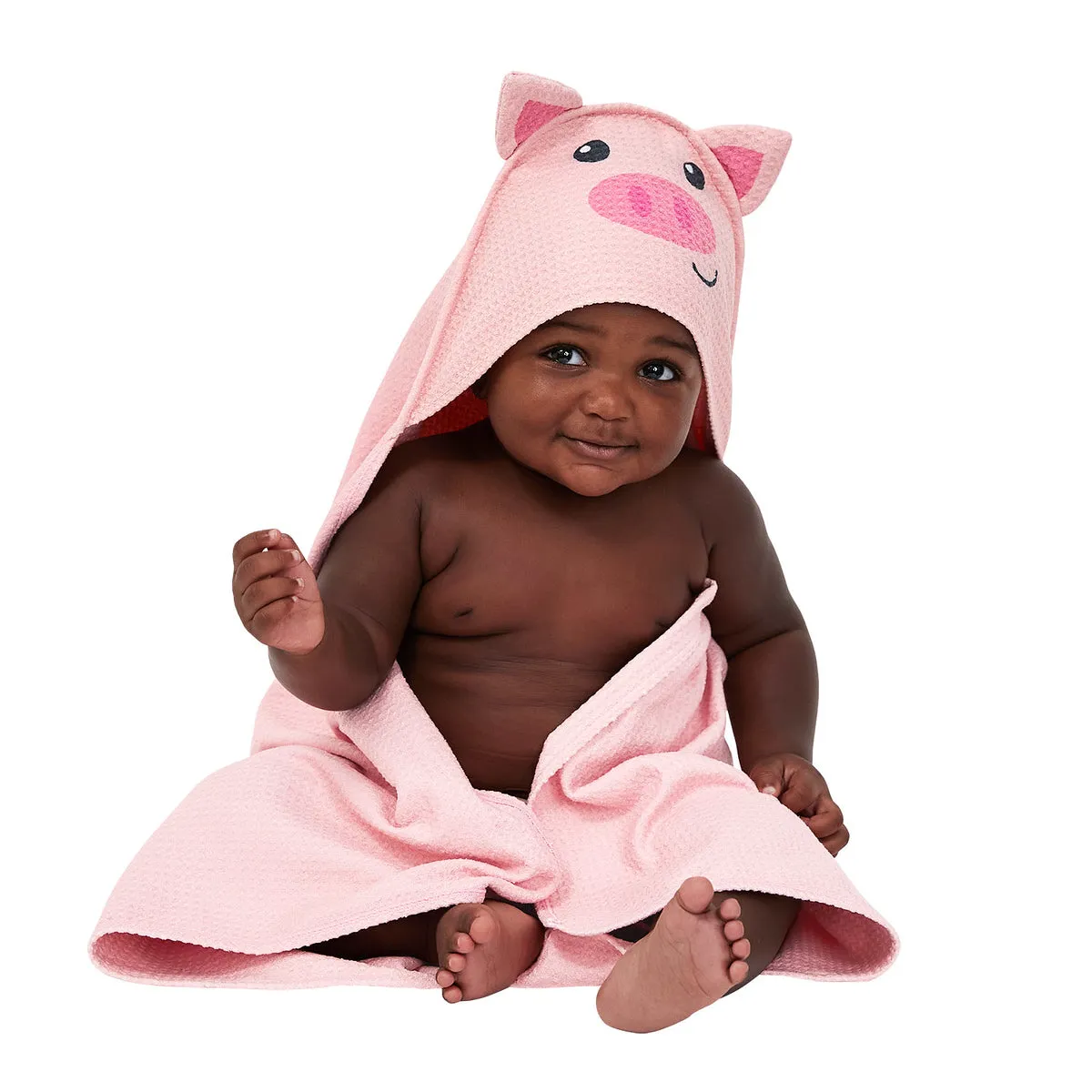 Dock & Bay Baby Hooded Towels - Parker Pig - Outlet