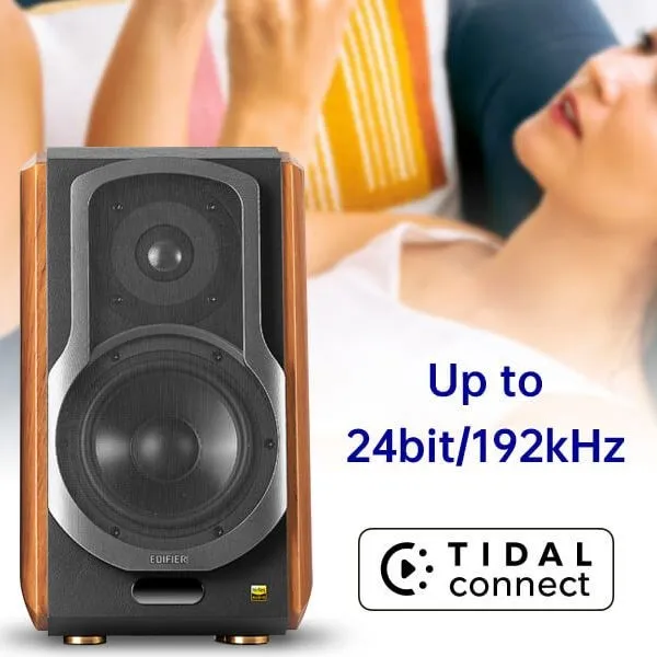 Edifier S1000W Active Bookshelf Speakers with WiFi Bluetooth Airplay 2