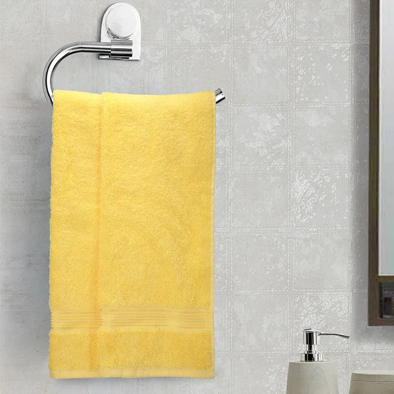 Eva Quick Dry Hand Towel (Yellow) - Set Of Two