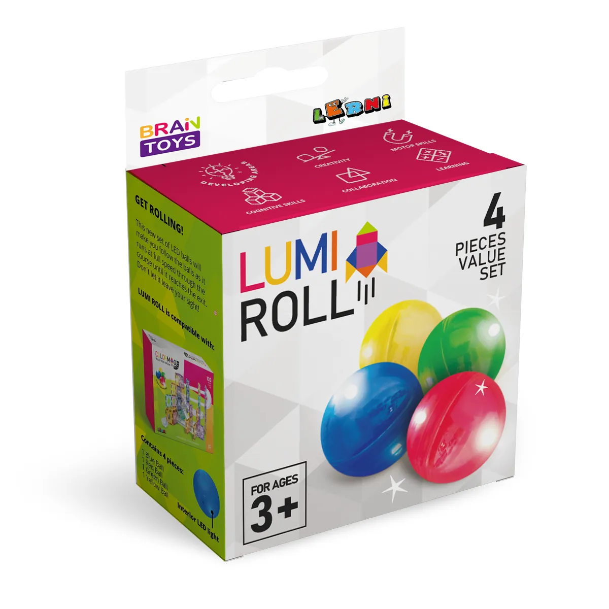 Glowing balls LUMI ROLL