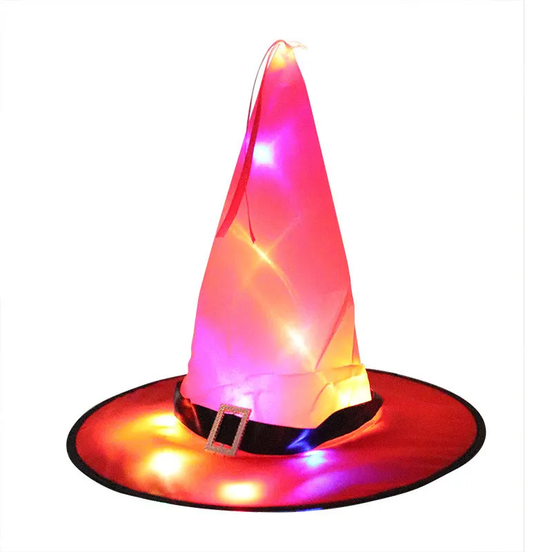 Halloween Decoration Witch Hat LED Lights