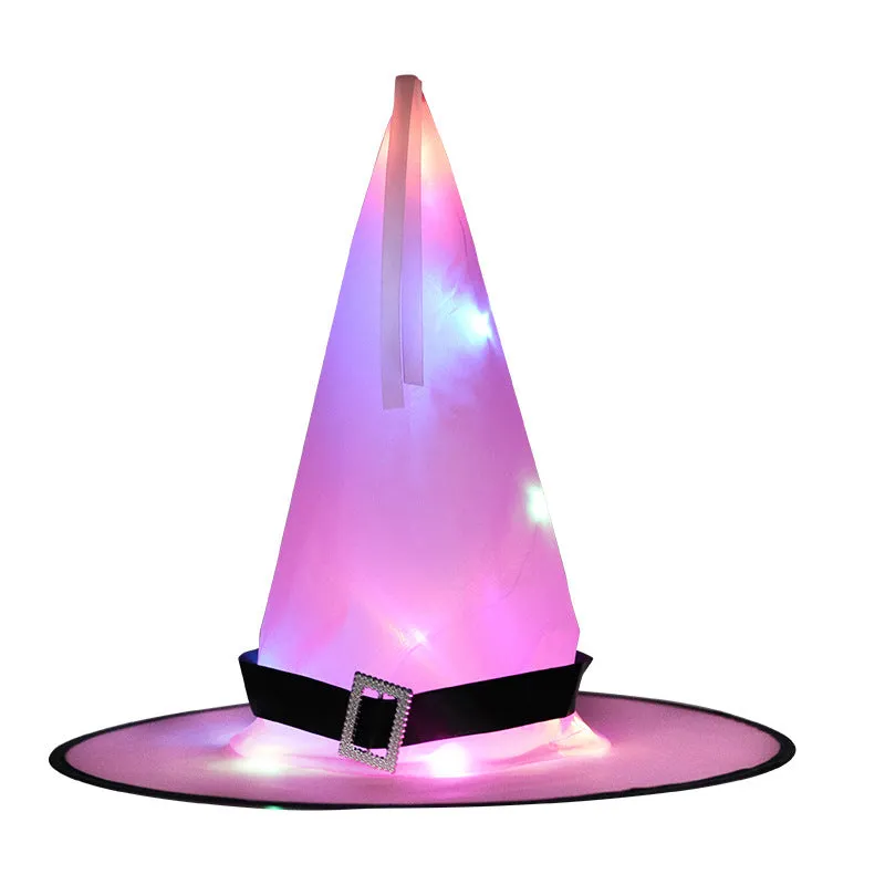 Halloween Decoration Witch Hat LED Lights