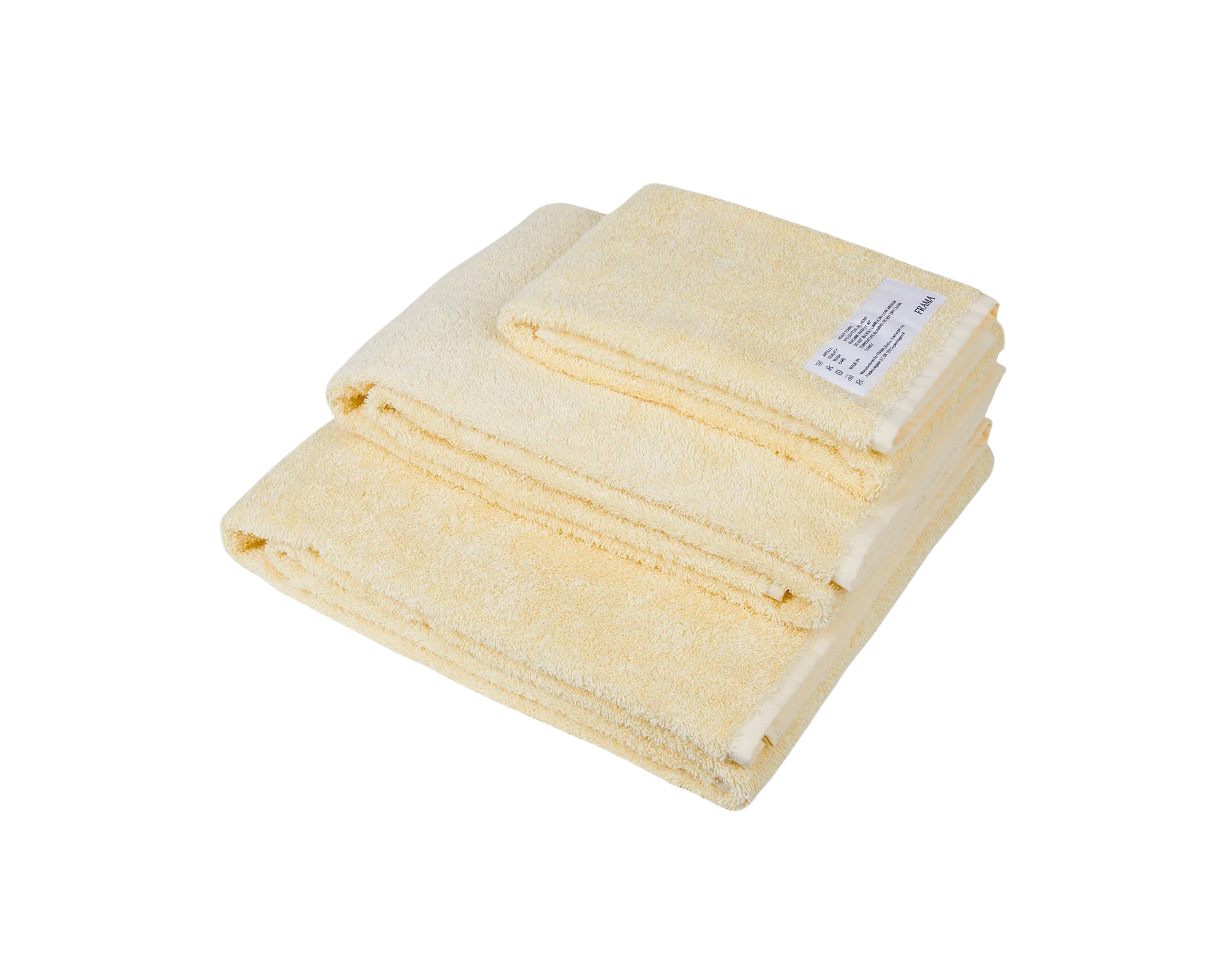 Heavy Towel Set | Pale Yellow