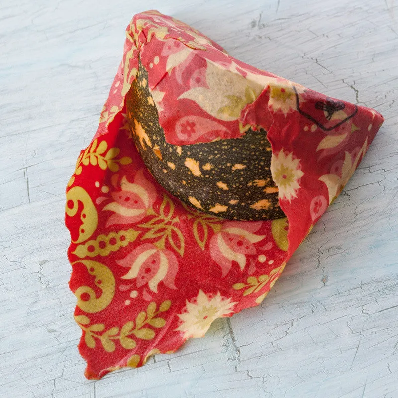 Honeybee Wraps 4 Pack Beeswax Wraps