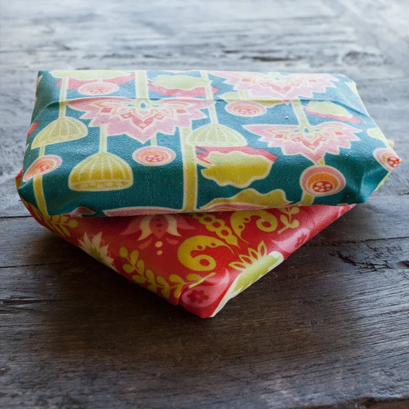 Honeybee Wraps 4 Pack Beeswax Wraps