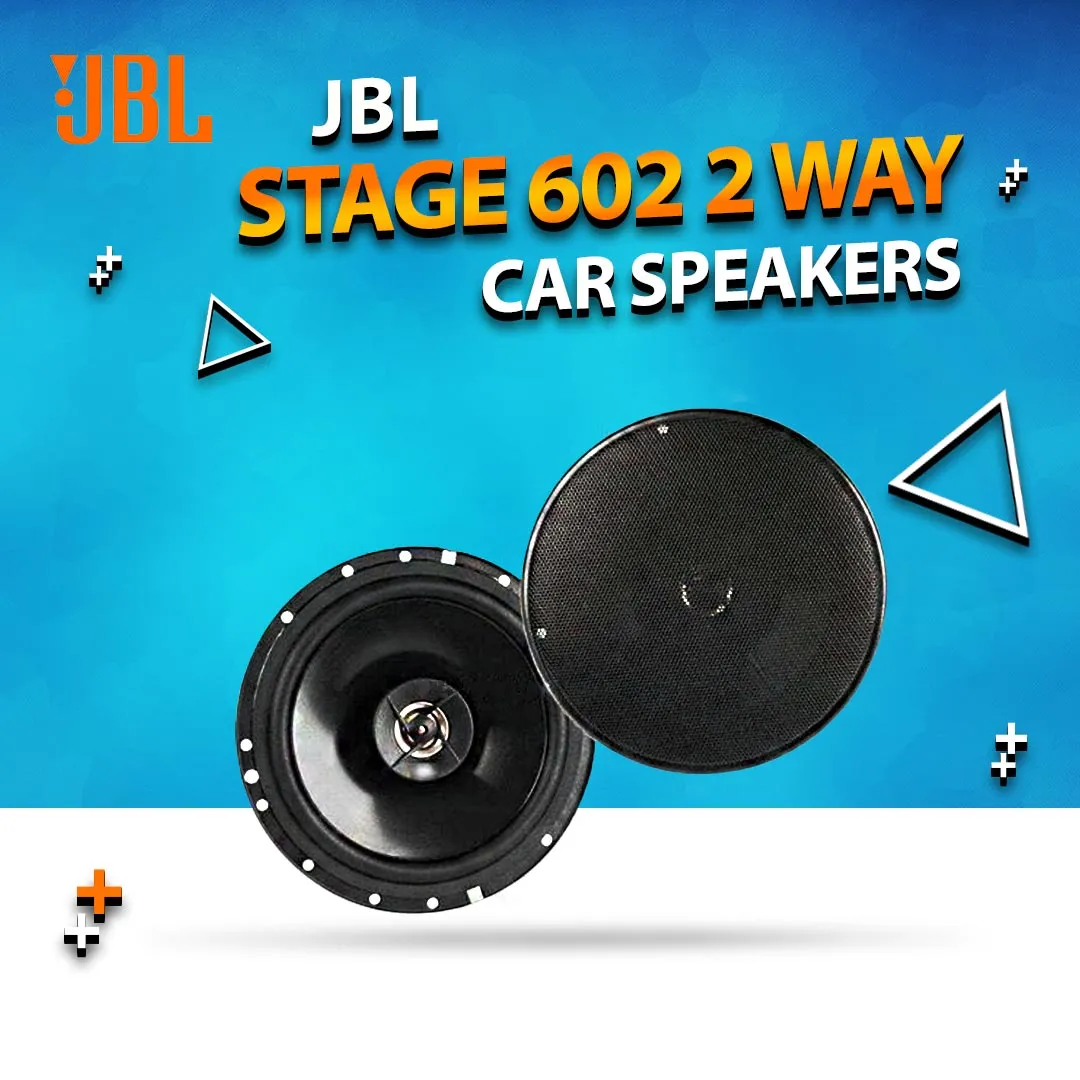 JBL Stage 602 2 Way Component Car Speakers - Car Coaxial Speaker Automobile Audio Speaker | Universal Sound Loudspeaker Sound