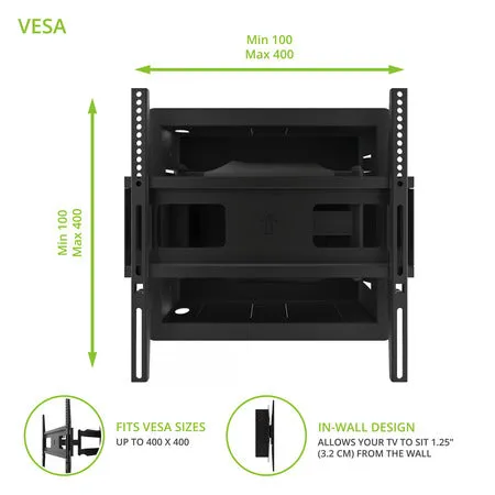 Kanto R300 Recessed Articulating Mount