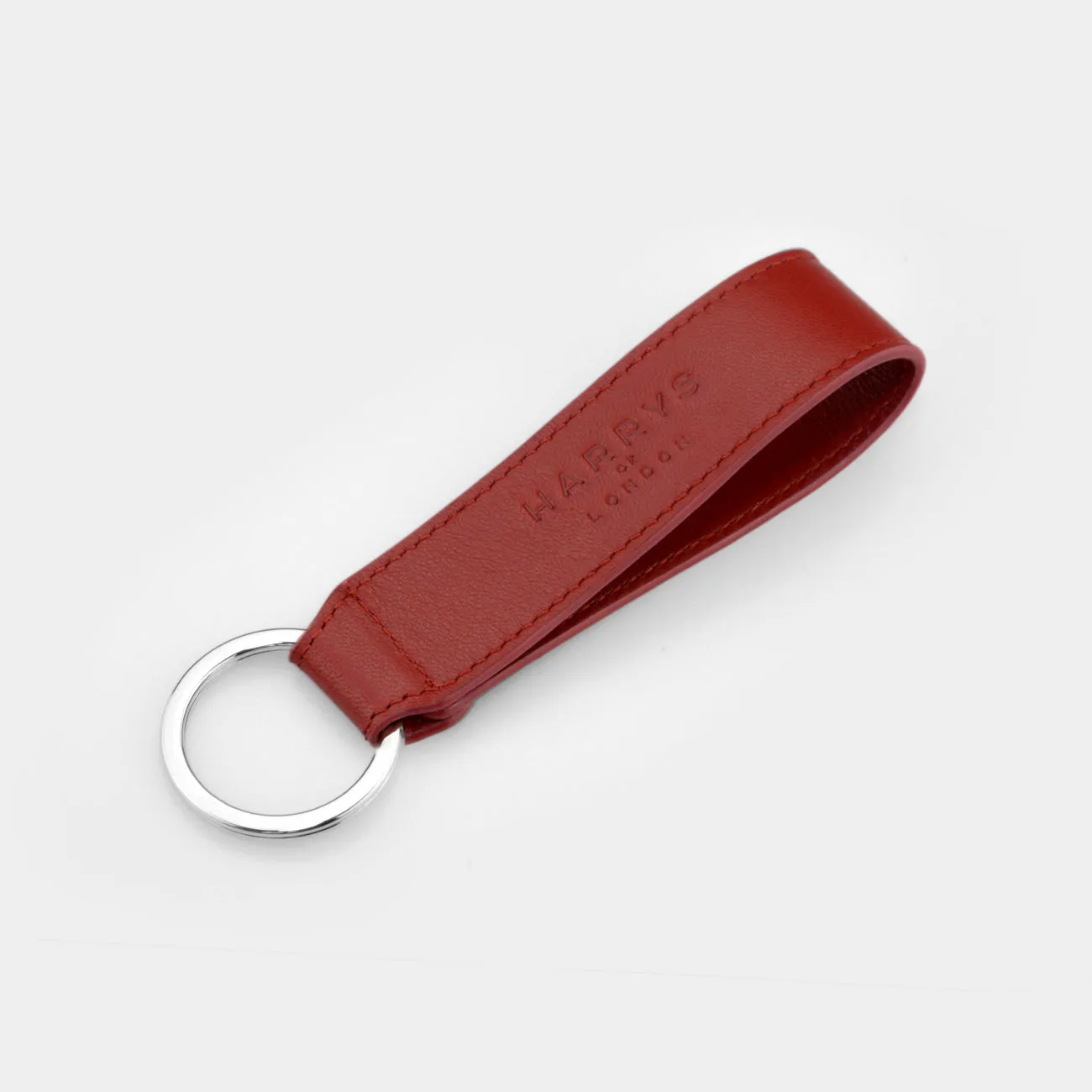 Key Fob Soft Nappa Red