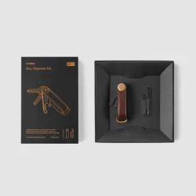 Key Organiser Set - Brown with Copper