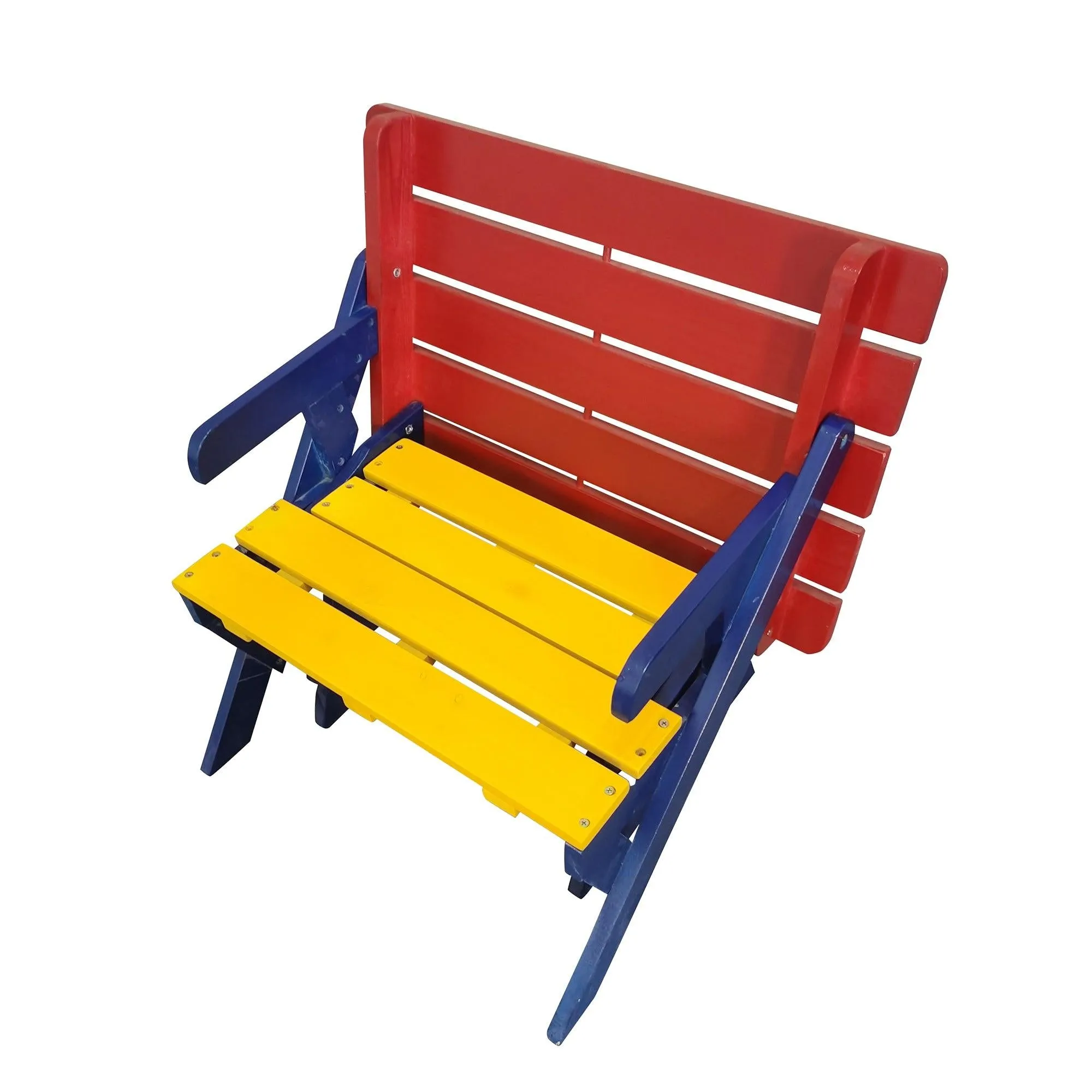 KID'S MULTI-FUNCTIONAL  ARM CHAIR,  TABLE  2 BENCHES（All-in-one）