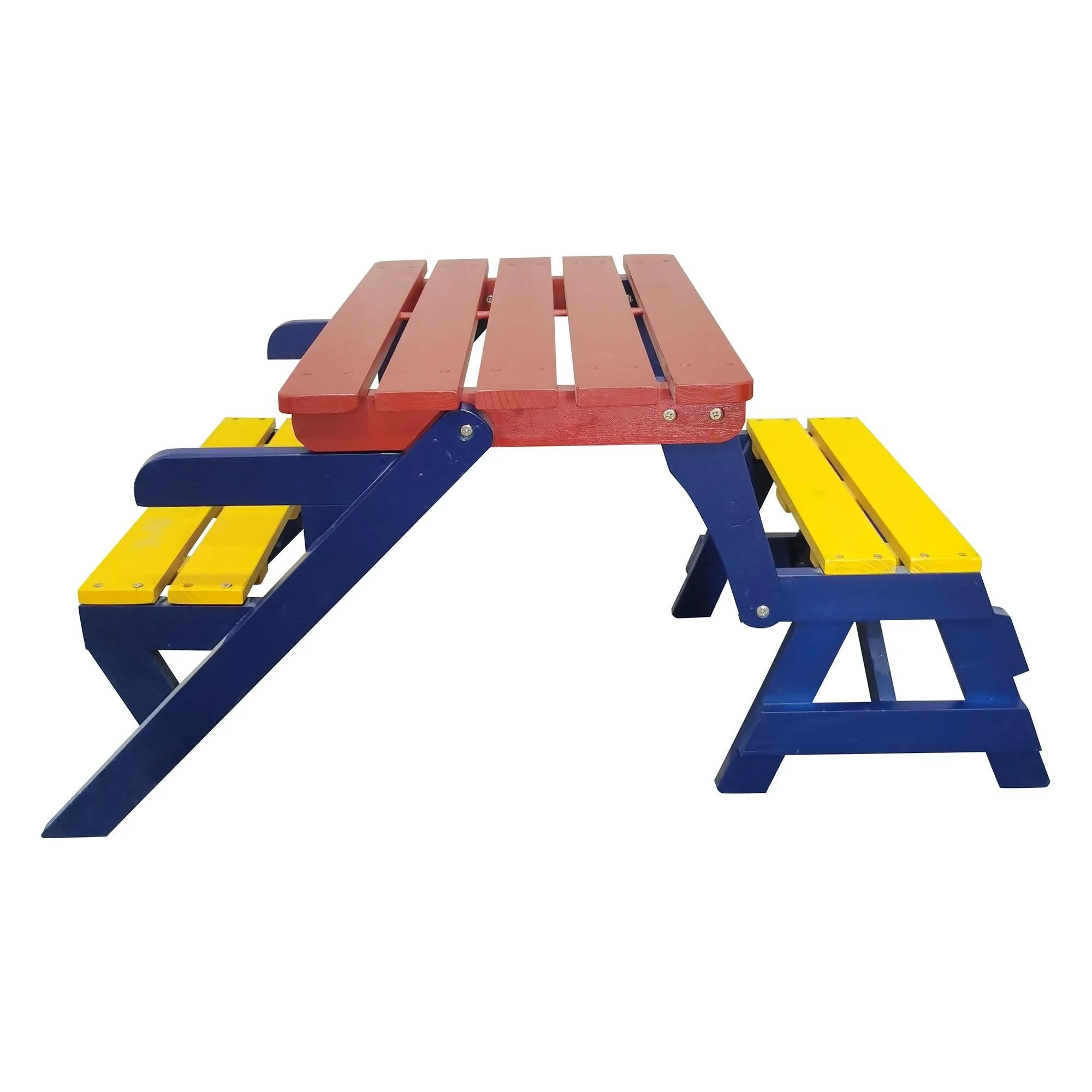 KID'S MULTI-FUNCTIONAL  ARM CHAIR,  TABLE  2 BENCHES（All-in-one）