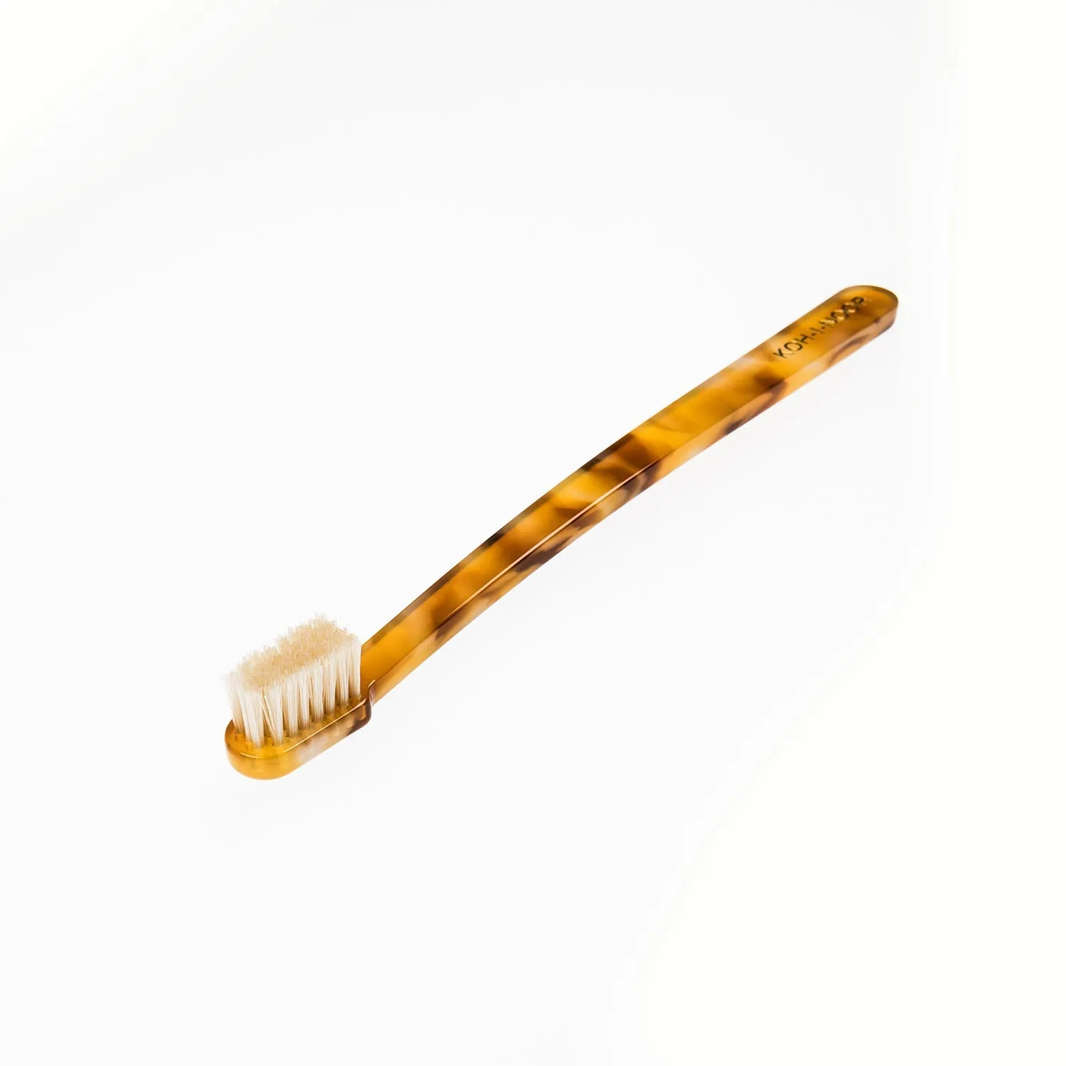 KOH-I-NOOR Coccola Tiny Head Toothbrush Medium Natural Bristles HONEY