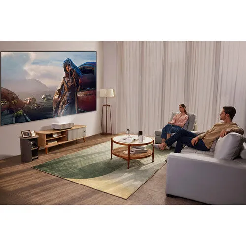 LG CineBeam HU715QW 2500-Lumen XPR 4K UHD Smart Home Theater Laser Ultra-Short Throw DLP Projector