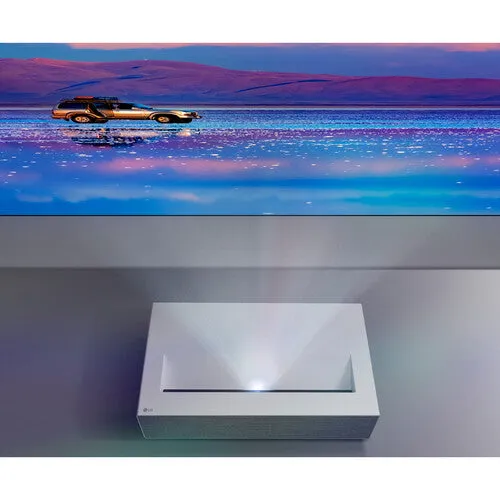 LG CineBeam HU715QW 2500-Lumen XPR 4K UHD Smart Home Theater Laser Ultra-Short Throw DLP Projector