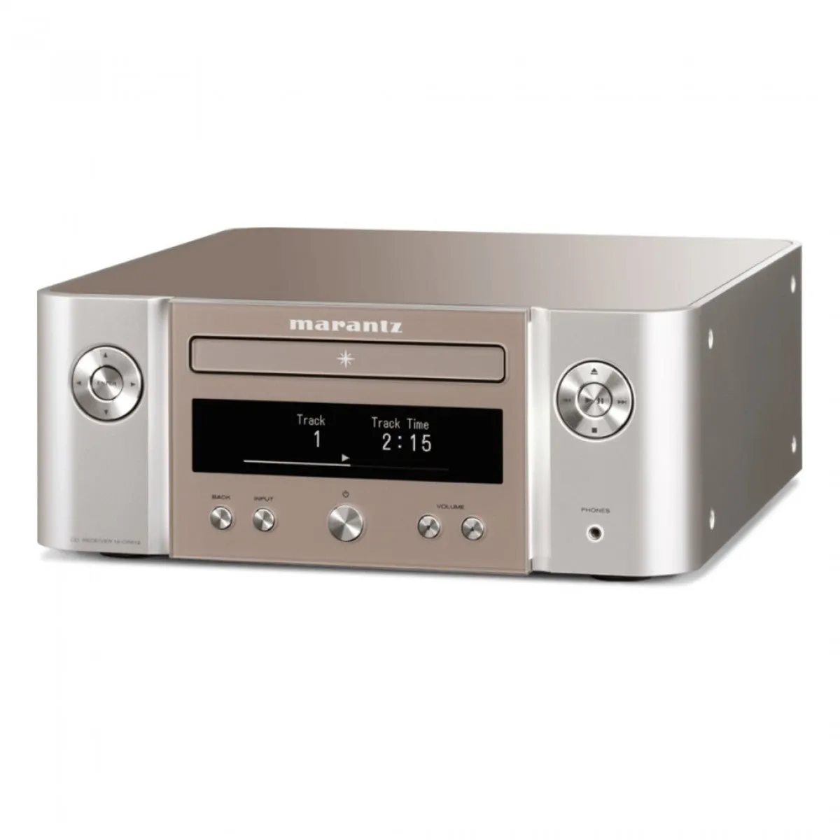 Marantz Melody X MCR612 Hifi Network System Silver with Bowers & Wilkins 607 S3 White Speakers