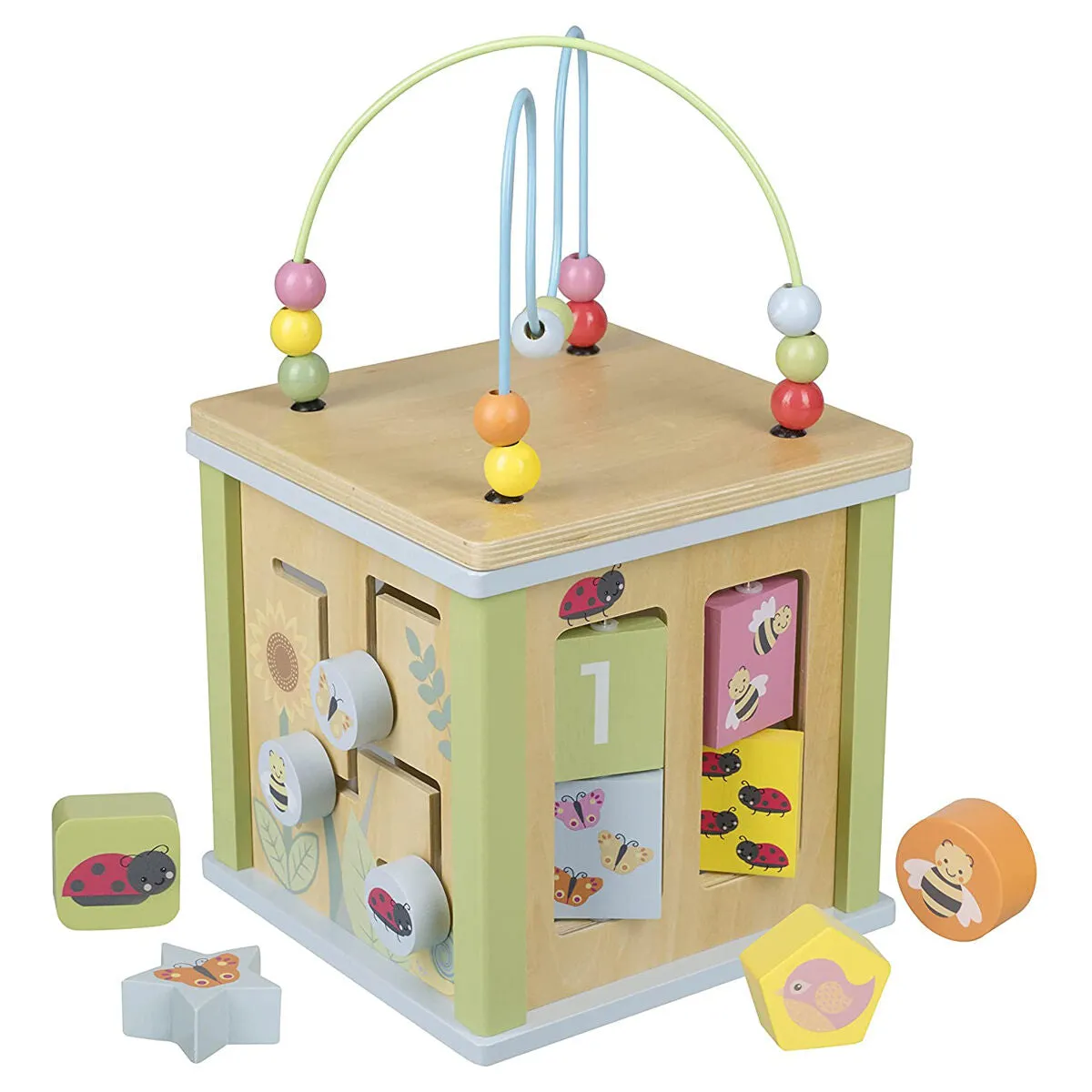 Orange Tree Toys Spring Garden Activity Cube