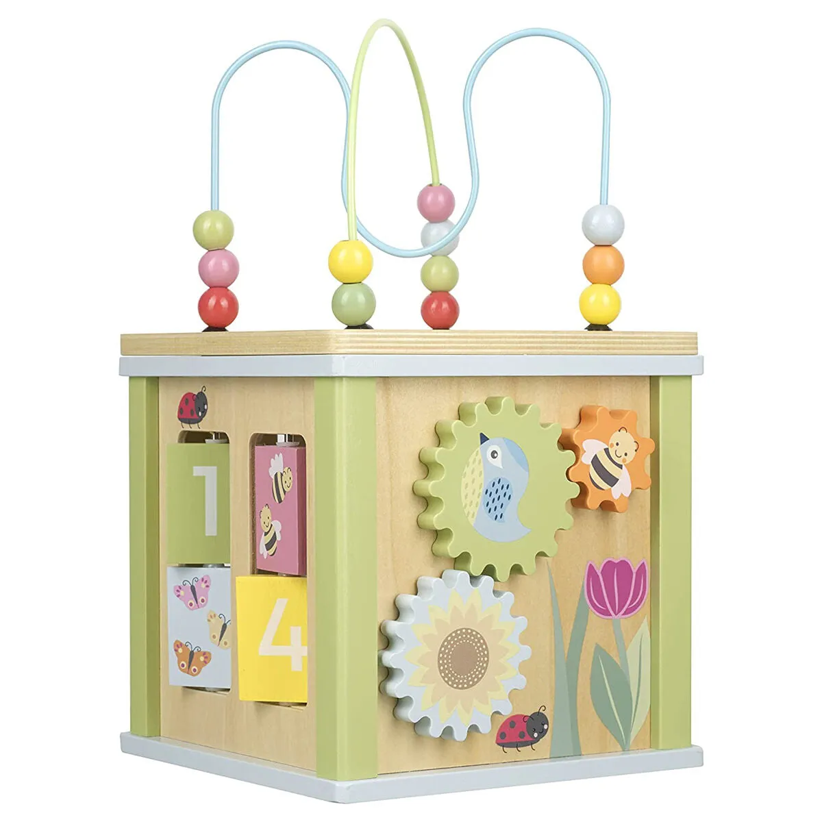 Orange Tree Toys Spring Garden Activity Cube