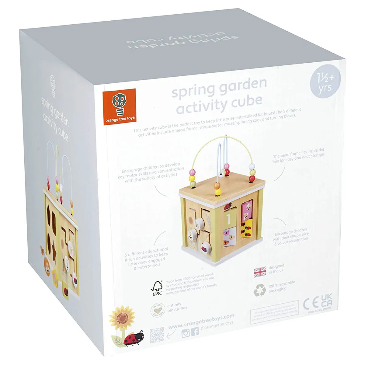 Orange Tree Toys Spring Garden Activity Cube