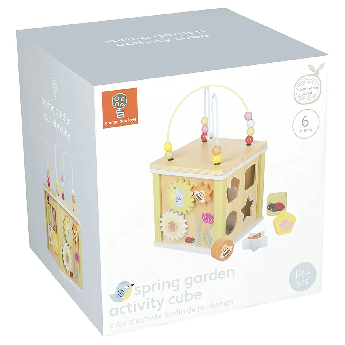 Orange Tree Toys Spring Garden Activity Cube