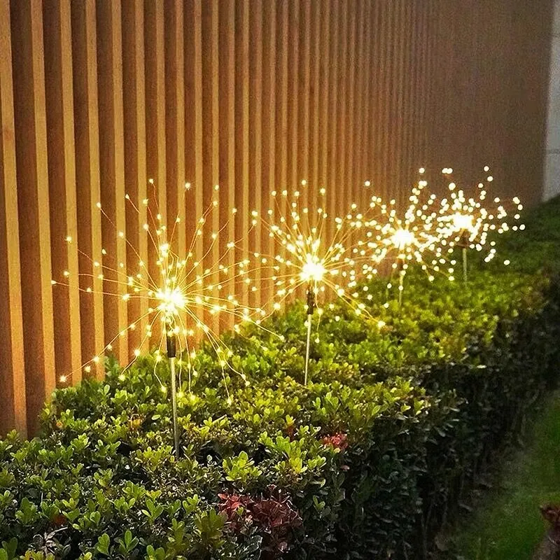 Outdoor Fireworks Style Solar Lights