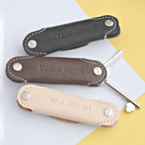 Personalised Leather Key Case