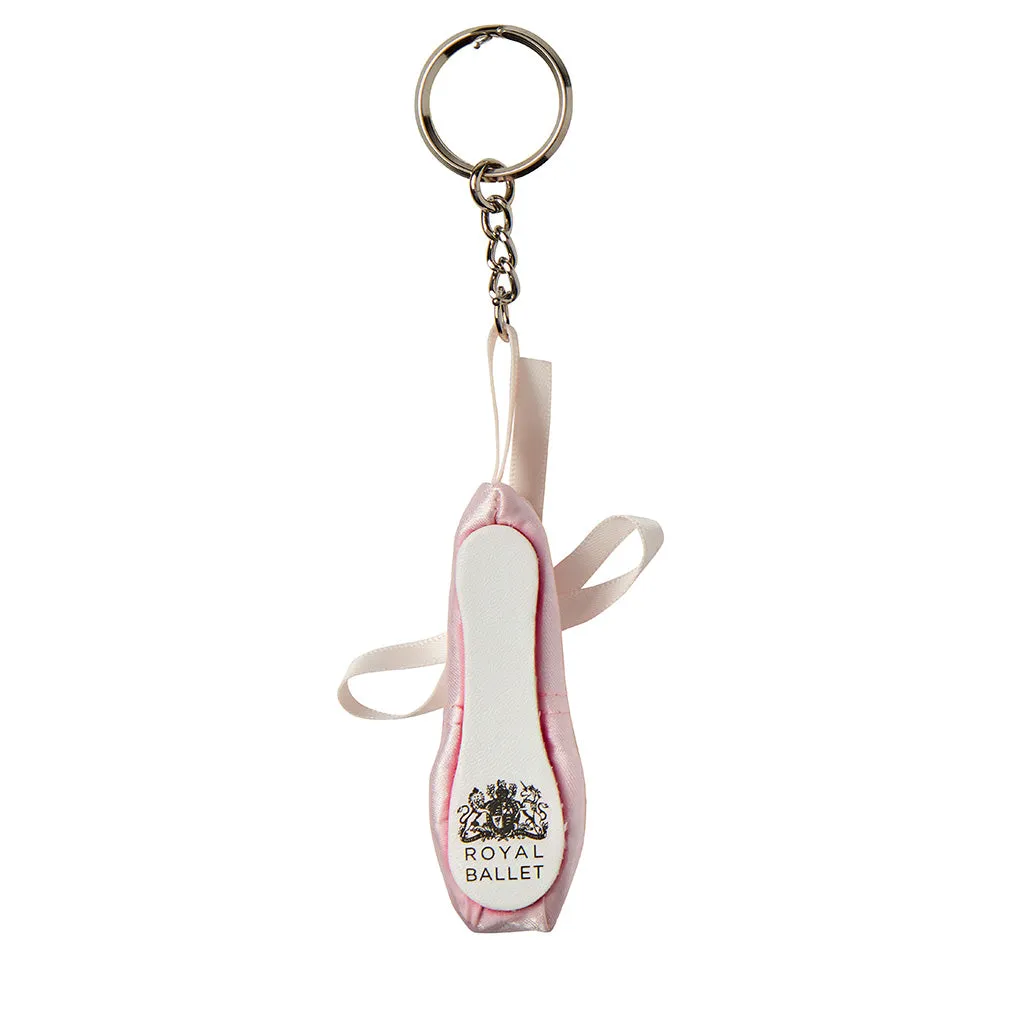 Pink Ballet Shoe Keyring