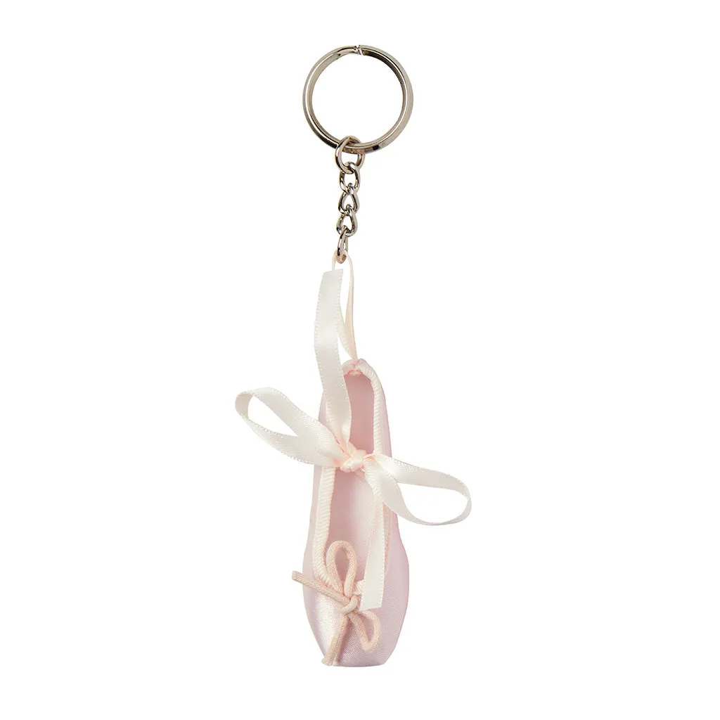 Pink Ballet Shoe Keyring