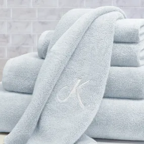 Plush Ice Blue Towel Essentials Bundle (2 Wash   2 Hand   2 Bath Towels)