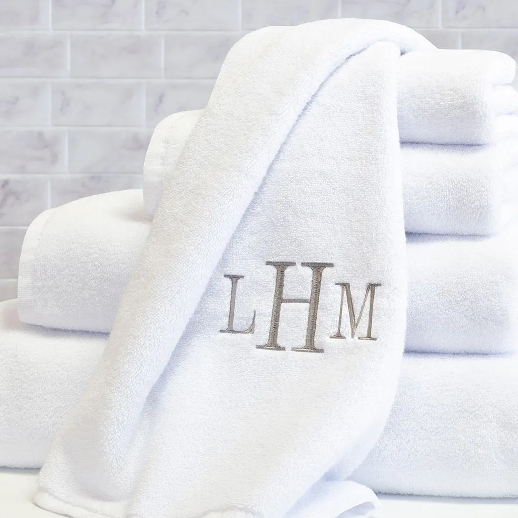 Plush White Towel Essentials Bundle (2 Wash   2 Hand   2 Bath Towels)