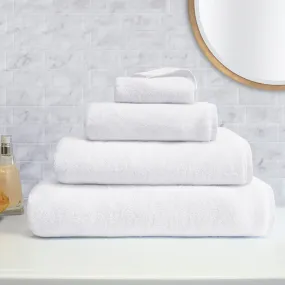 Plush White Towel Spa Bundle (2 Wash   2 Hand   4 Bath Towels)